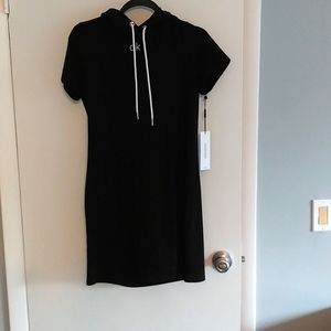 Calvin Klein hooded sweatshirt dress